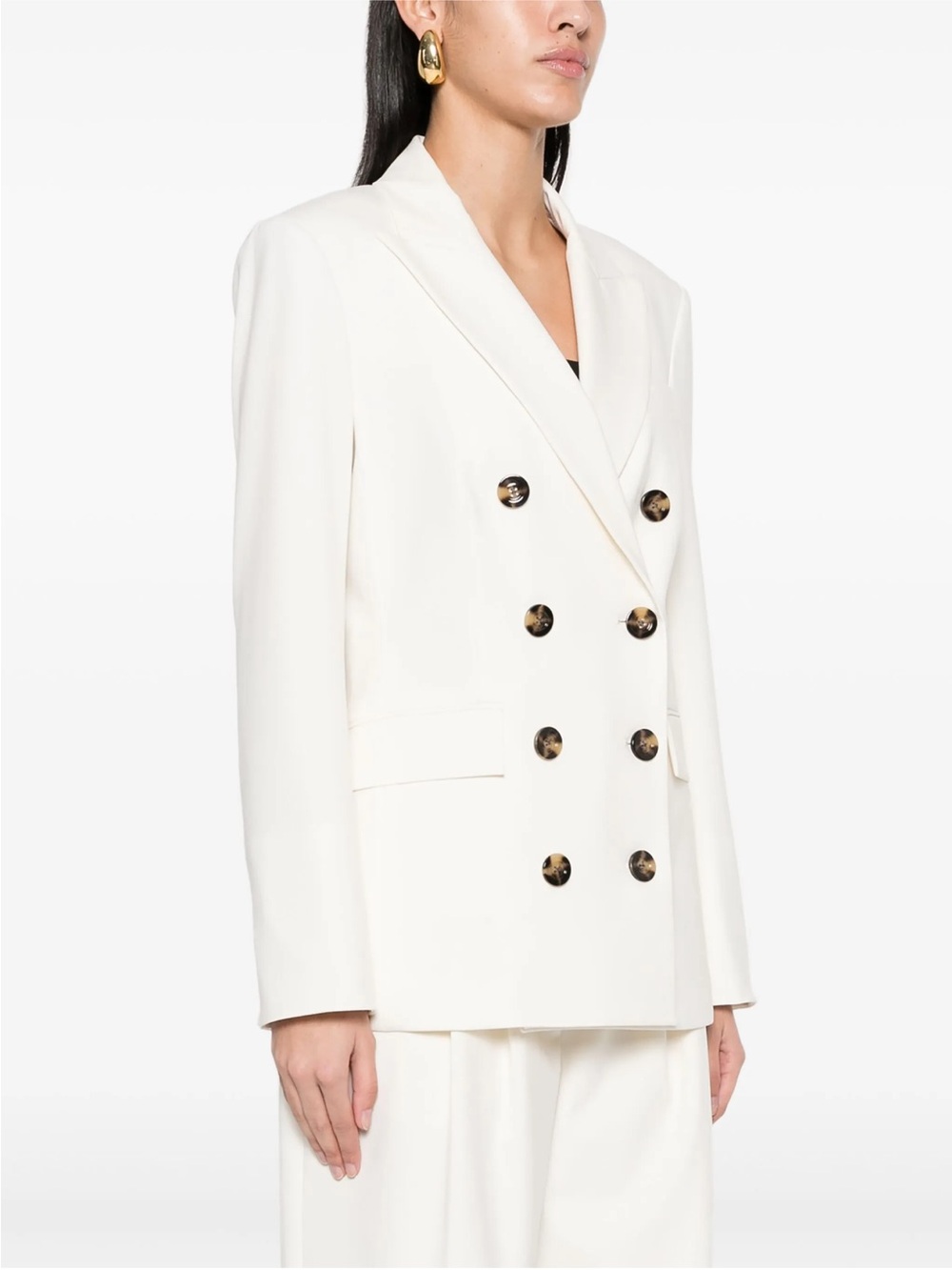 Veronica Beard Fevre Dickey Double Breasted Blazer Off White New $698 Size 2